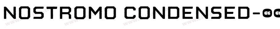 Nostromo Condensed字体转换